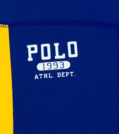 Shop Polo Ralph Lauren Striped Jersey Shorts In Heritage Royal