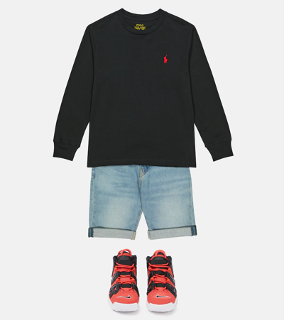 Shop Polo Ralph Lauren Cotton Sweatshirt In Rl Black