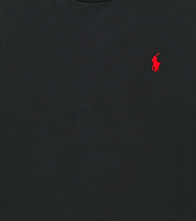 Polo Ralph Lauren Embroidered Logo Cotton Sweatshirt In Rl Black