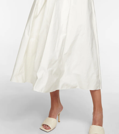 Shop Roksanda Bridal Midi Dress In Ivory