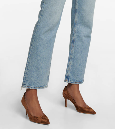 Gianvito Rossi Gianvito 85 Suede Pumps In Texas