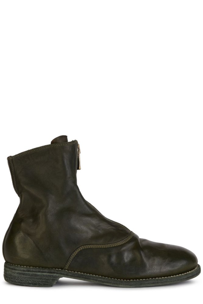 Shop Guidi 210 Ankle Boots In Green