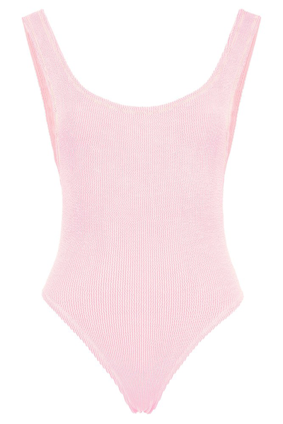 Shop Reina Olga Ruby Stretch Design Sleeveless Swimsuit In Pink