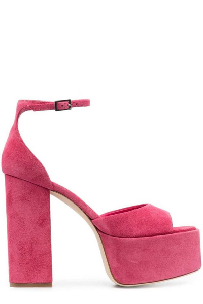 Shop Paris Texas Tatiana Platform Sandals In Pink