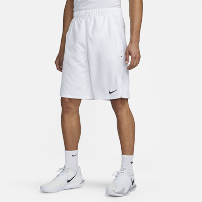 Shop Nike Men's Court Dri-fit Victory 11" Tennis Shorts In White