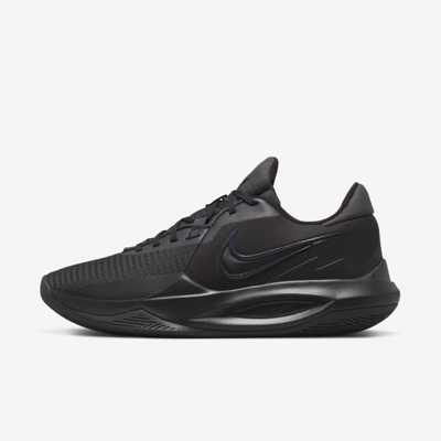Shop Nike Men's Precision 6 Basketball Shoes In Black