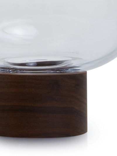 Lsa International Oblate Small Vase In Braun