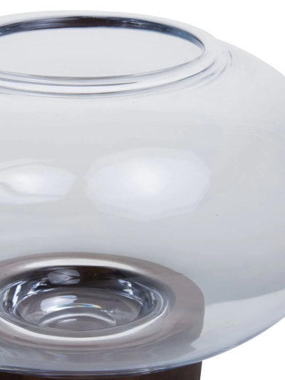 Lsa International Oblate Wide Vase In Braun