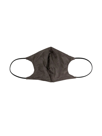 Off-white Arrows Monogrammed Cotton Face Mask In Schwarz
