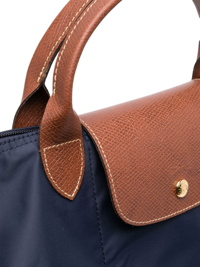 Longchamp Large Le Pliage Holdall In Blue