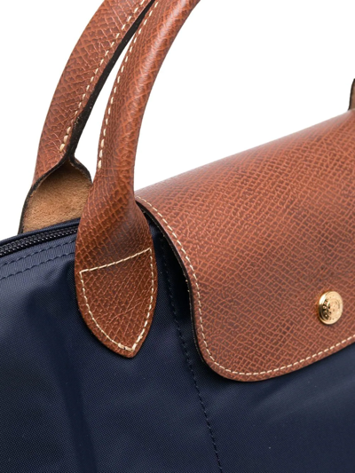 Longchamp Le Pliage Holdall In Blue