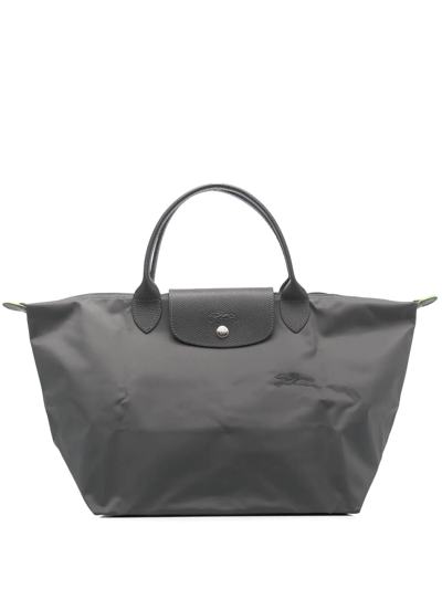 Longchamp Medium Le Pliage Tote Bag In Grey | ModeSens