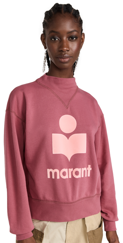 Shop Isabel Marant Étoile Moby Sweatshirt In Rosewood