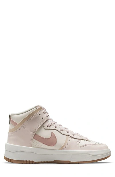 Shop Nike Dunk High Up Sneaker In Sail/ Pink Oxford/ Light Pink