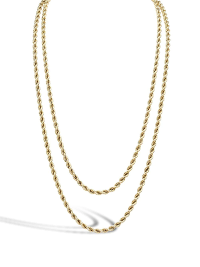 Shop Pragnell Vintage 18kt Yellow Gold Rope Style Necklace