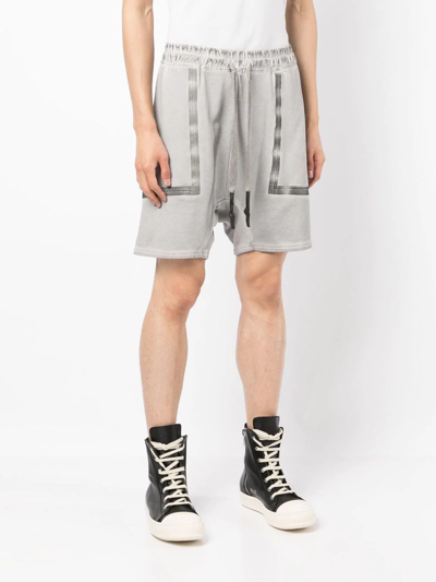 Shop Isaac Sellam Experience Cotton Drawstring Shorts In Grau