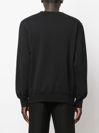 Shop Botter Logo-print Organic-cotton Sweatshirt In Black