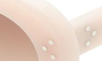 Shop Celine 53mm Cat Eye Sunglasses In Shiny Milky Pastel Rose/ Brown