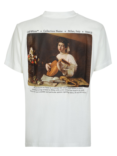 Shop Off-white Caravaggio Lute Print T-shirt