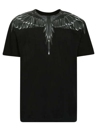 Shop Marcelo Burlon County Of Milan Marcelo Burlon Icon Wings T-shirt In Black