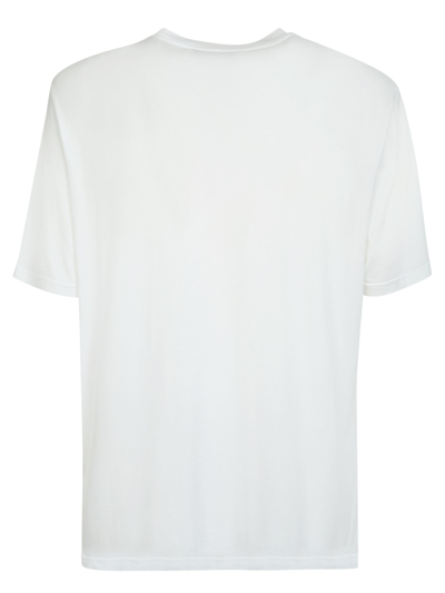 Shop Amiri Hibiscus Logo-print T-shirt In White