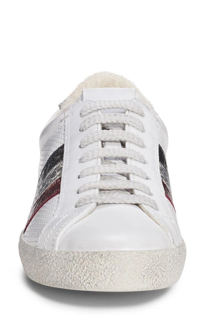 Shop Moncler Ryegrass Sneaker In White Multi