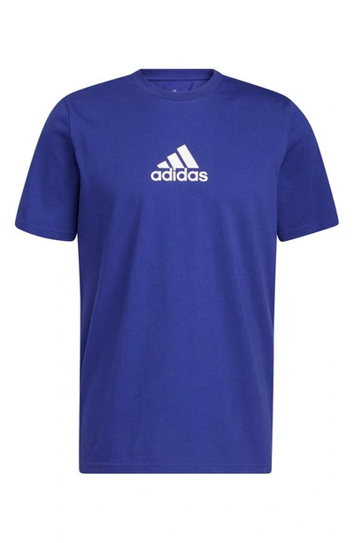 Shop Adidas Originals Positivity Graphic T-shirt In Legacy Indigo