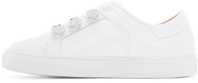 Shop Carven White Low-top Sneakers