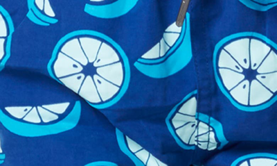 Tom & Teddy Kids' Citrusswim Trunks In Ocean Blue