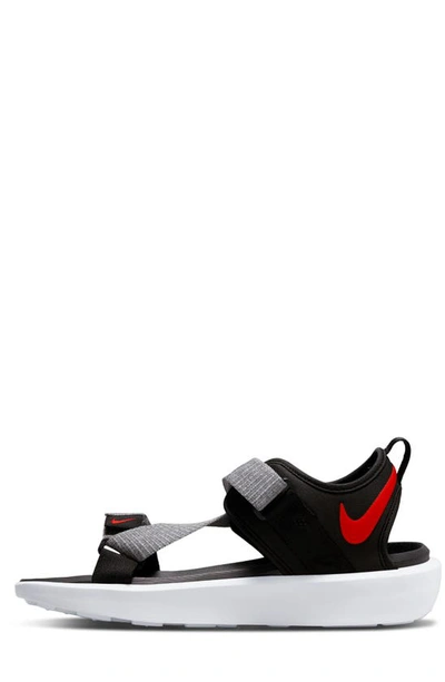 Shop Nike Vista Sport Sandal In Black/ White/ Wolf Grey/ Red