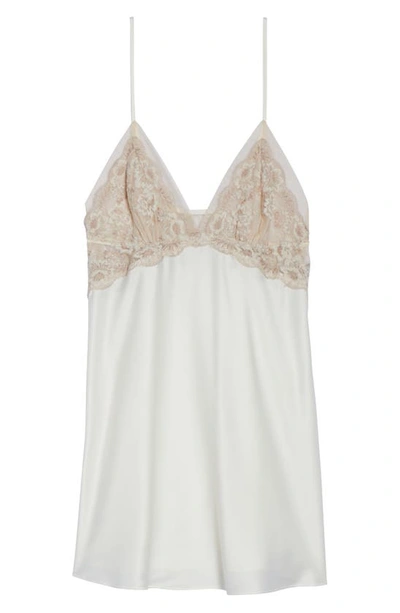 Shop Flora Nikrooz Rosa Charm Chemise In Ivory