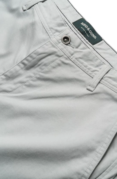 Shop Rodd & Gunn Thomas Road Stretch Cotton Flat Front Chinos In Pebble