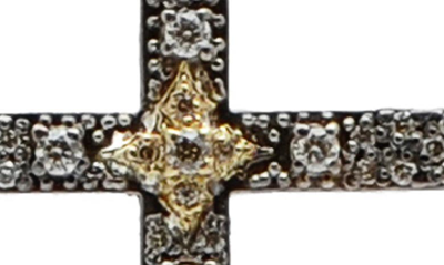 Shop Armenta Large Cross Pendant Necklace In Silver