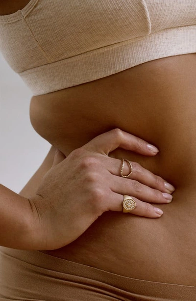 Kimai Wave Lab Created Diamond Open Ring In Yellow
