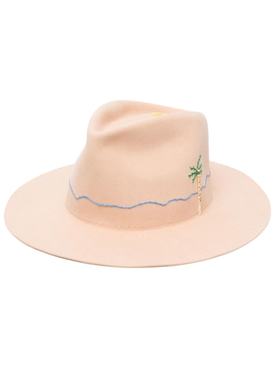 Shop Nick Fouquet La Royal Palm Hat In Neutrals