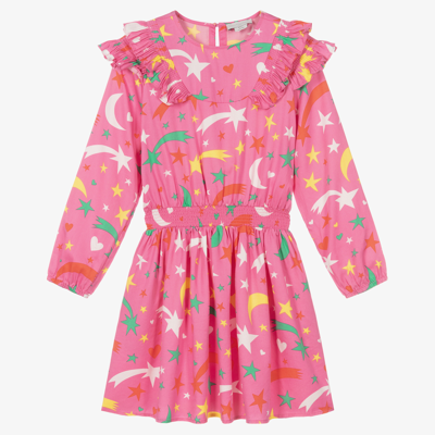 Shop Stella Mccartney Kids Teen Girls Pink Star Dress