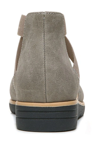 Shop Natural Soul Soul Naturalizer Intro D'orsay Wedge Flat In Grey Synthetic Nubuck