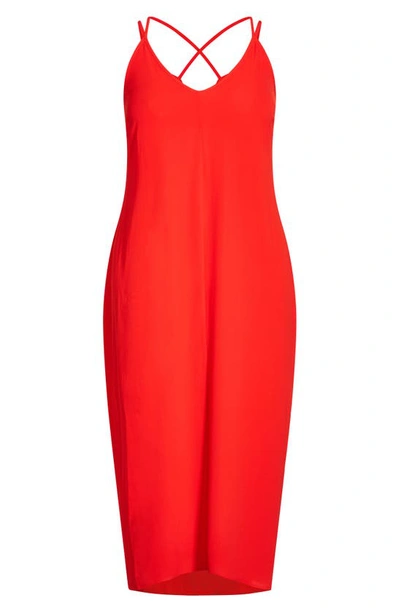 City Chic Plus Size Riviera Maxi Dress In Tigerlily