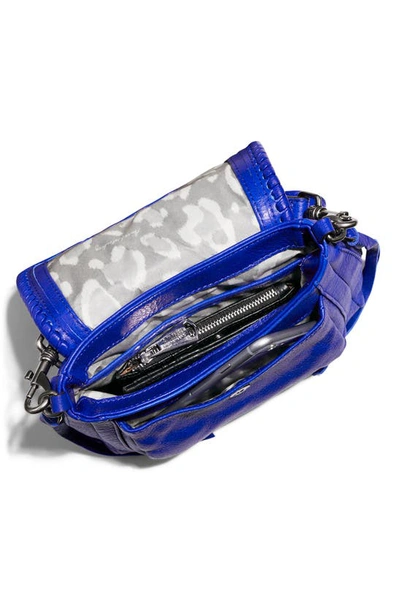 Shop Aimee Kestenberg Mini All For Love Convertible Leather Crossbody Bag In Cobalt