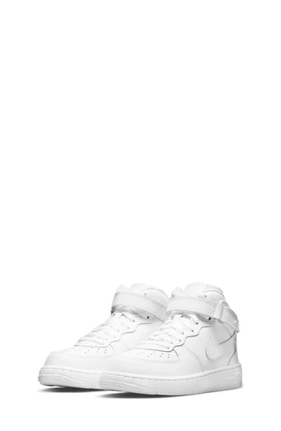 Shop Nike Air Force 1 Mid Sneaker In White/ White