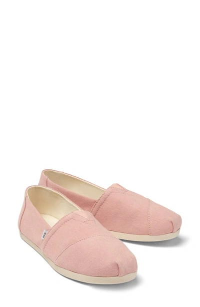 Shop Toms Alpargata Mallow Slip-on Sneaker In Pink Sneaker