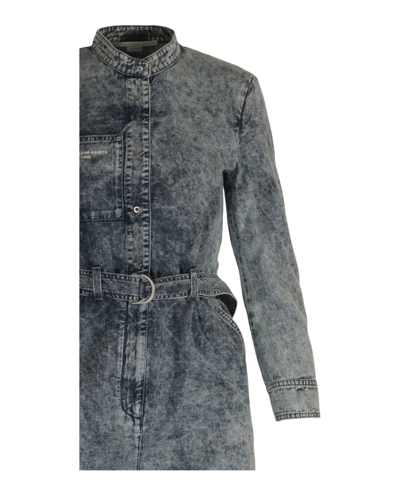 Shop Stella Mccartney All In One Denim Jumpsuit In Blue