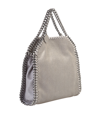 Shop Stella Mccartney Falabella Tiny Bag In Grey