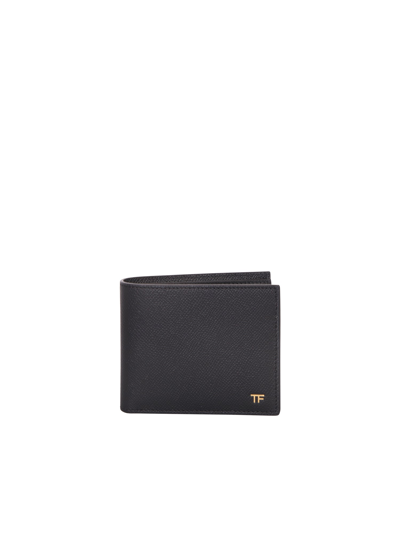 Shop Tom Ford T-line Bifold Wallet In Black