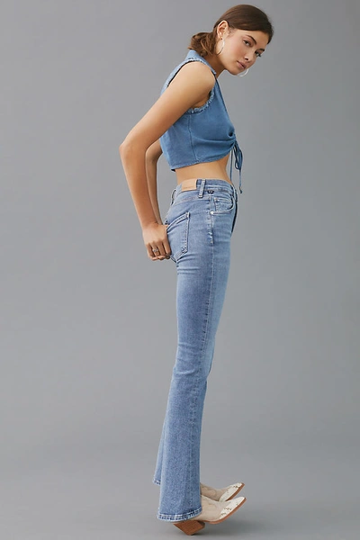 Shop Citizens Of Humanity Lilah High-rise Bootcut Jeans In Blue
