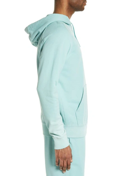 Shop Atm Anthony Thomas Melillo French Terry Pullover Hoodie In Iceberg Combo
