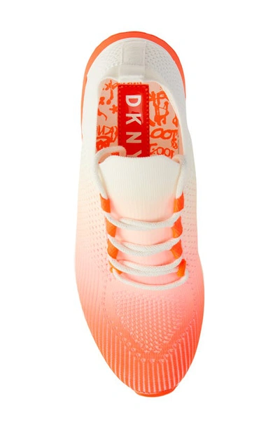 Shop Dkny Ashly Sneaker In Orange