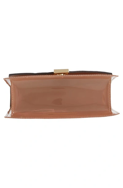Shop Aldo Peaclya Chain Strap Crossbody Bag In Medium Brown
