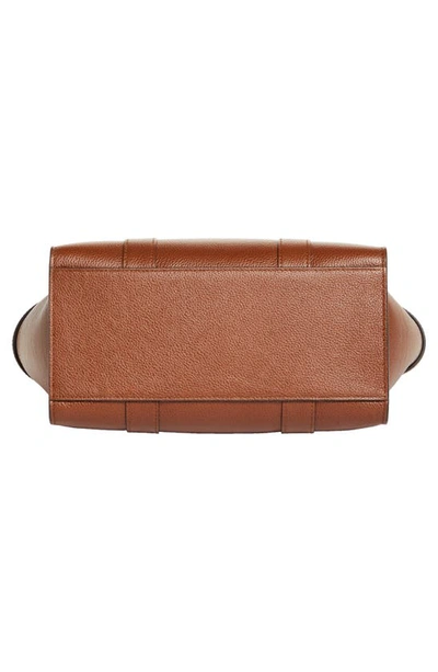 Mulberry Small Zip Bayswater Leather Tote In Oak