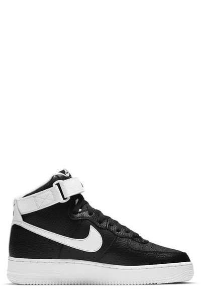 Nike Air Force 1 07 High-top Sneakers In Black/white | ModeSens